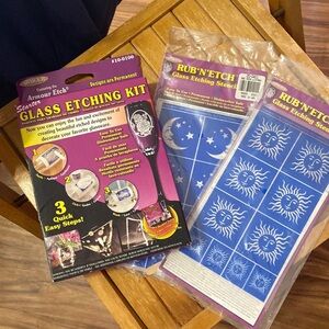 etch glass kit with extra stencils everything you need